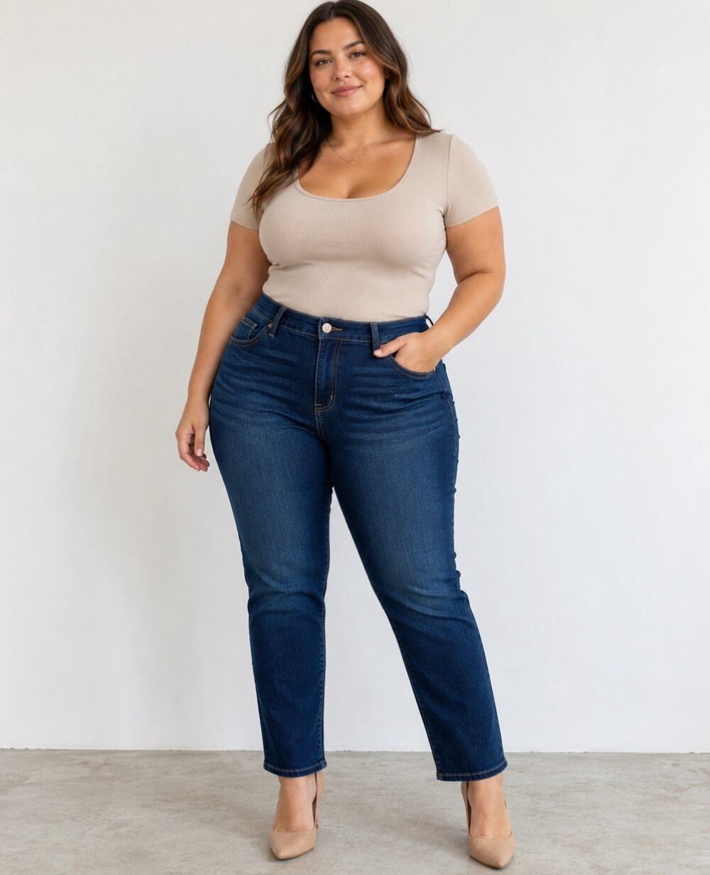 Torrid Denim Women's Plus Skinny Jeans Size 18S Dark Wash Indigo Stretch Denim
